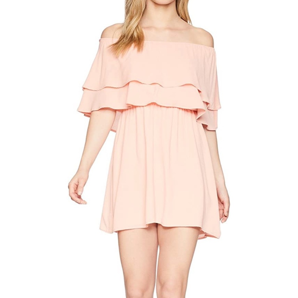 Show Me Your Mumu pink OTS dress. EUC.